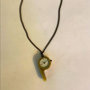 Bronze whistle necklace